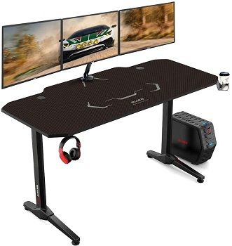 AuAg 55 inch Racing Style Gaming Desk