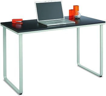 BlackSilver Home Office Table Computer Desk