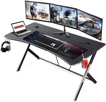 IRONSTONE Large Gaming Desk