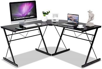 Tangkula L-Shaped Desk