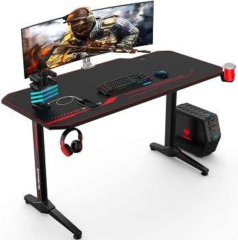 VANSPACE 55 Inch Ergonomic Gaming Desk