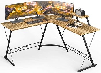 Computer Desk with Large Monitor Stand