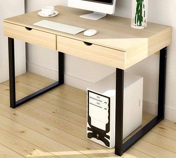 ZPEE Wooden Laptop Pc Table with Drawers